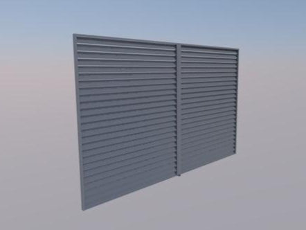 Lamellen-Wand